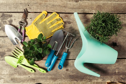 Gardeners South Norwood working on a tidy residential garden