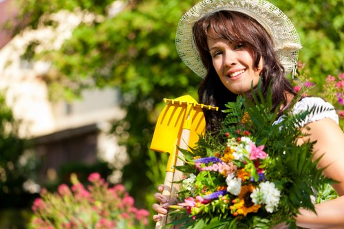 Gardeners South Norwood recycling green waste in a local garden